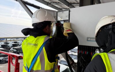 Intervention de dépannage Onduleur sur Ombrière photovoltaïque